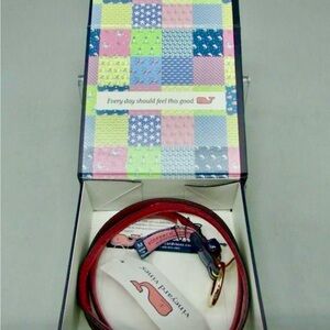 NWT Vineyard Vines Blue Patent Belt